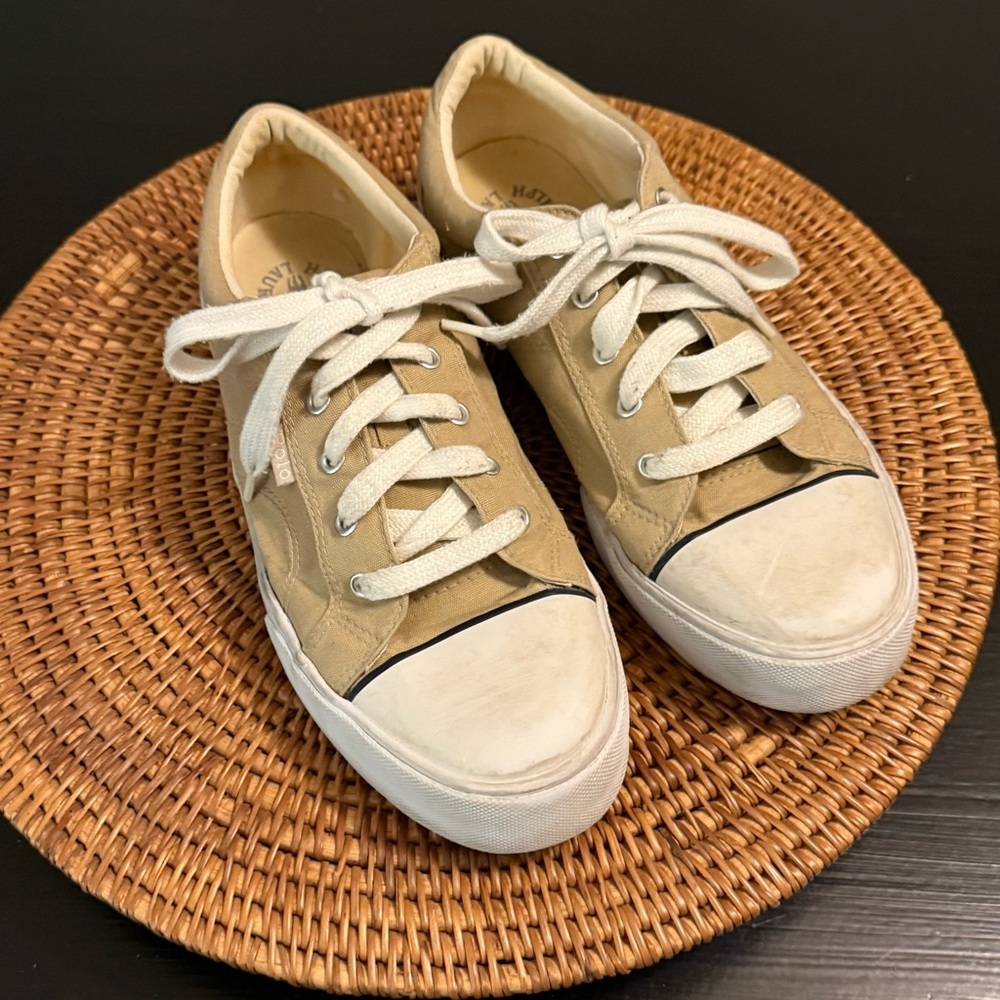 Polo Ralph Lauren tan and White‎ Casual Sneakers